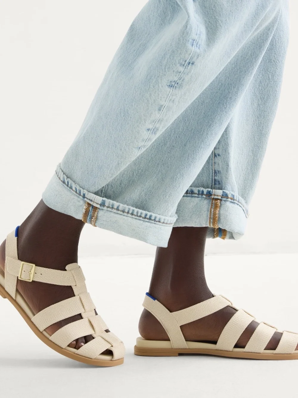 Rothy's The Fisherman Sandal - Coconut Size 10.5